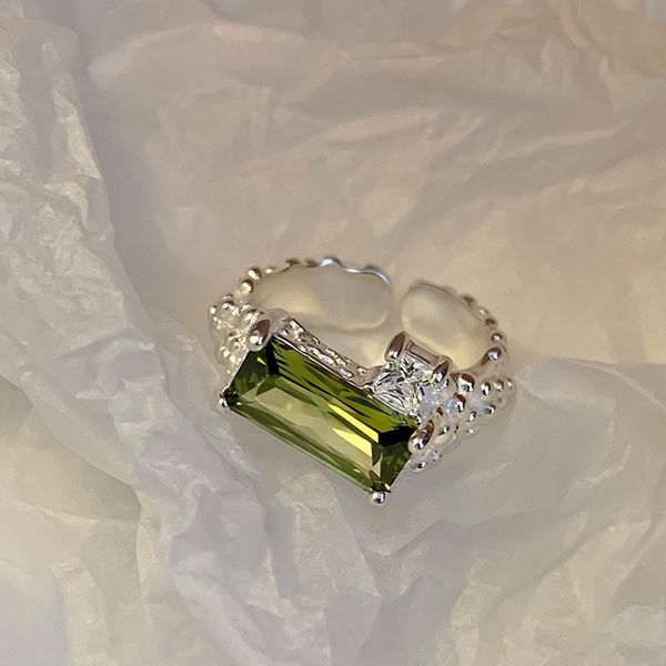 

925 sterling silver fashion zircon engagement ring for women rings female fine jewelry gift handmade ring cz, Golden;silver