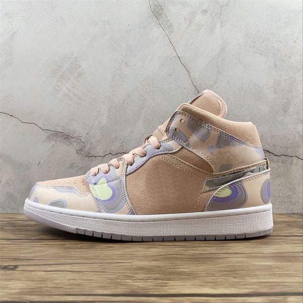 

shoes womens 1 i mid pherspective spective basketball mens jumpman 1s coral chrome-light whistle outdoor sports sneakers size eu5.5-12