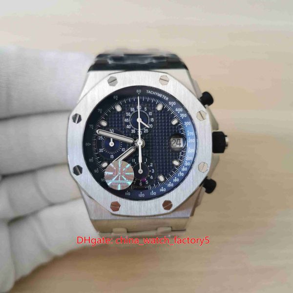 

aps maker mens watch super version 44mm 25721 chronograph series 904l steel transparent cal.3126/3840 movement mechanical automatic men&#039, Slivery;brown