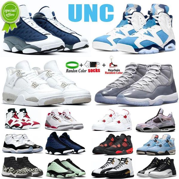 

2022 4s basketball shoes mens unc 6s white oreo fire red bred patent 12s playoffs 13s flint men sport sneakers trainers size 5 .5 -13, Black