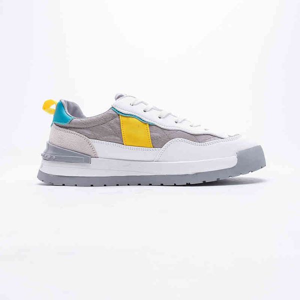 

dress shoes sneakers designer men fashion color matching sport running shoes classic print lace up platform board shoes 220709, Black