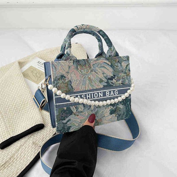 

women tote hand shoulder crossbody bags simple version shoulder large capacity lattice handbag letter printed casual big shopper cloth pouch