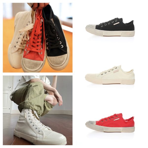 

2022 paris designer canvas shoes men women platform sneakers casual trainers triple black white red outdoor mens womens fashion luxury desig