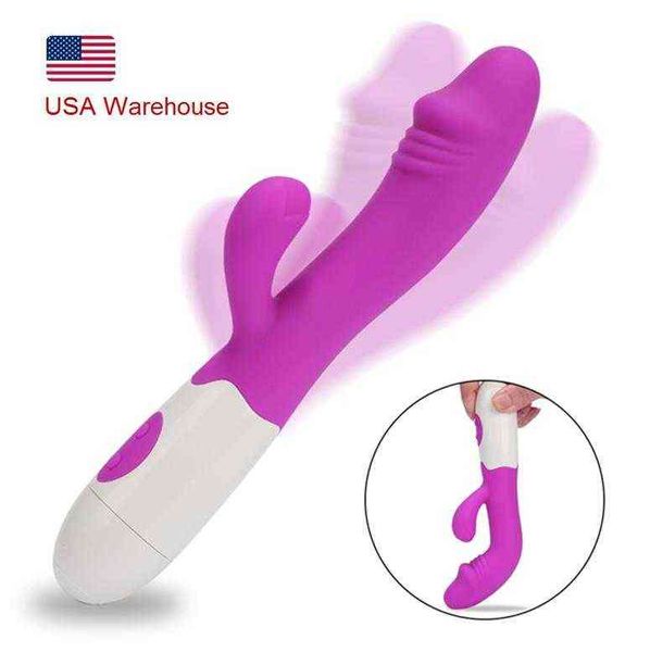 NXY Vibrators Хорошая цена Реалистичные кролика Вибратор 30 скоростей Режим секс игрушечный Дилдо Женщины Пара Взрослый 0411