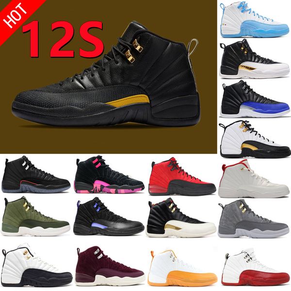 

new 12s basketball shoes xii 12 twist grind flu game university gold gamma racer blue dark concord royalty indigo game royal french triple b