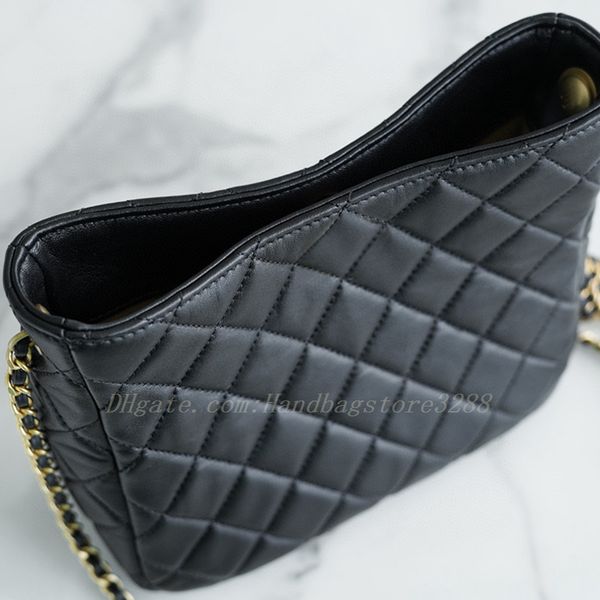 

cc new style 22s hippie bags sheepskin diamond lattice designer hobos luxurious shoulder bag lady handbag leather woman purses wholesale car