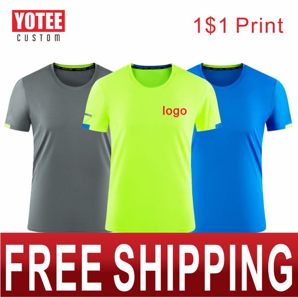 

tshirt poliester kerah bundar cepat kering t shirt olahraga bordir cetak kustom atasan nyaman bersirkulasi pakaian kasual 220613, White;black