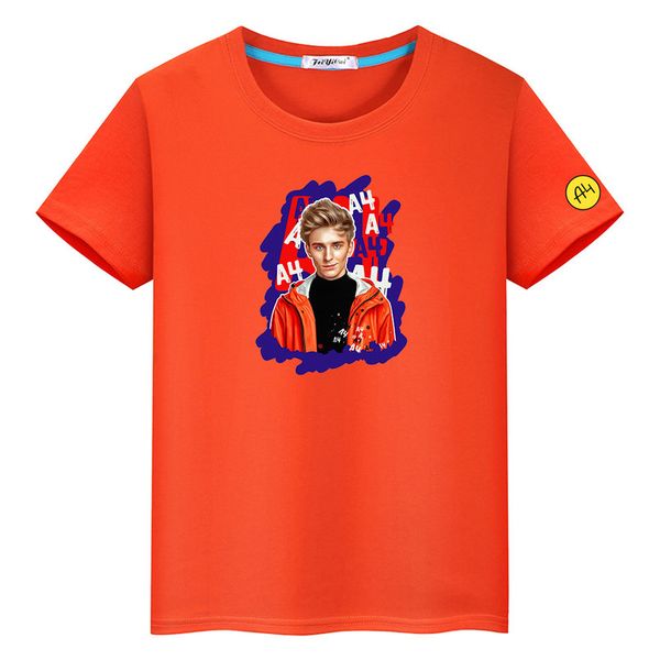 Sommer Cartoon Merch A4 Lamba Drucken kinder T Shirt Casual Qualität O hals Kurzarm Junge Mädchen t-shirt Tops t 220620