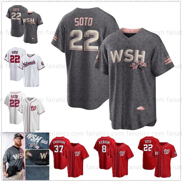 

juan soto nationals 2022 jersey cherry blossom city connect stephen strasburg nelson cruz darren baker josh bell robles thomas stephen stras, Blue;black