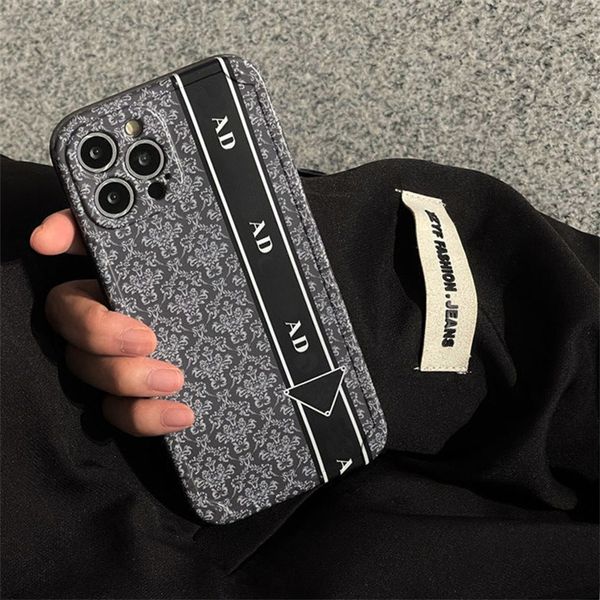 

fashion phone case luxury designer classic letter tpu womens shockproof phones cases for iphone 13 11 12 pro max 7 8 x xs