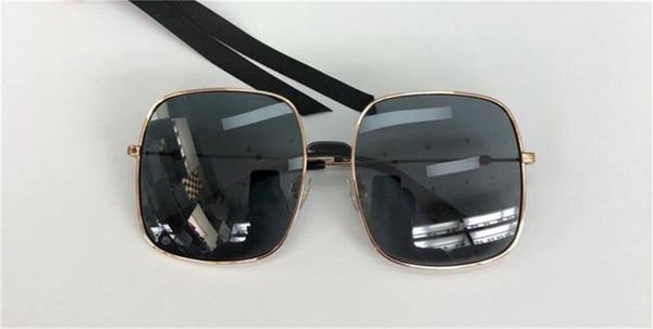 Neue Modedesigner-Sonnenbrille mit quadratischem Rahmen, beschichteten reflektierenden Gläsern, UV400-Schutz, ultraleichte Brille, Top-Qualität 0414, mit Etui