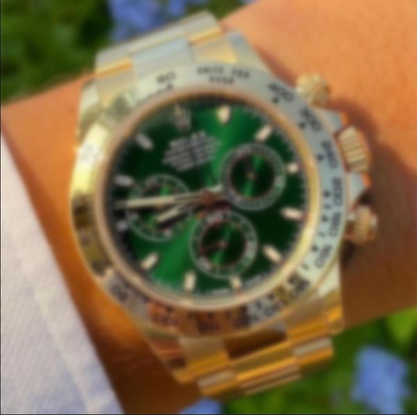 

aaa 3a rolex brand 40mm men watches band automatic menchanical movement stainless steel sapphire glass with original green boxes rolexwatch, Blue;white