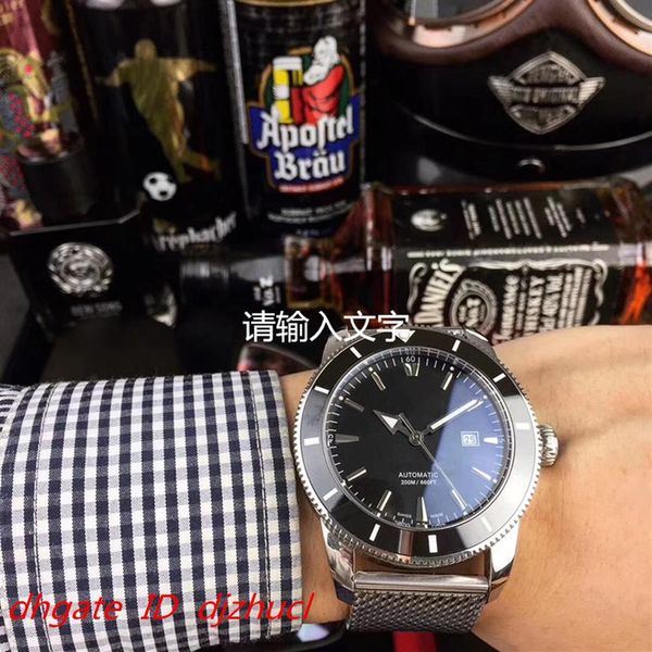 

orologio automatic mechanical mens watch full stainless steel comfort mesh belt 5 atm waterproof luminous pointer montre de luxe208g, Slivery;brown