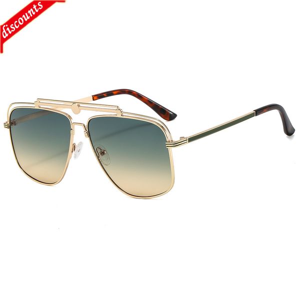 

men's women's fashion trend brand sunglasses wholesale metal ultraviolet, White;black