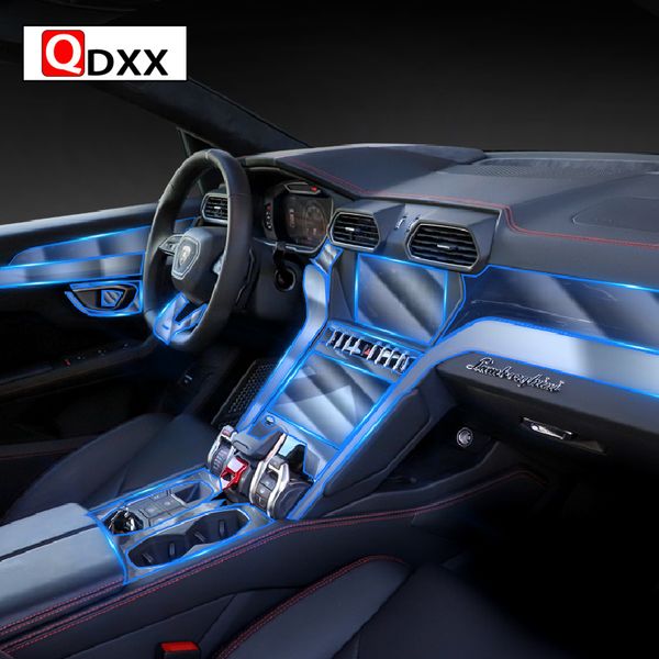 

for lamborghini urus 2018-2021 car interior center console transparent tpu protective film anti-scratch repair film accessories
