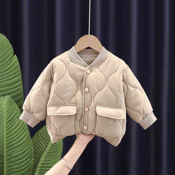 

spring autumn girls jackets children parka outerwear baby toddler girls coat for girl boys coat children warm child coats j220718, Blue;gray