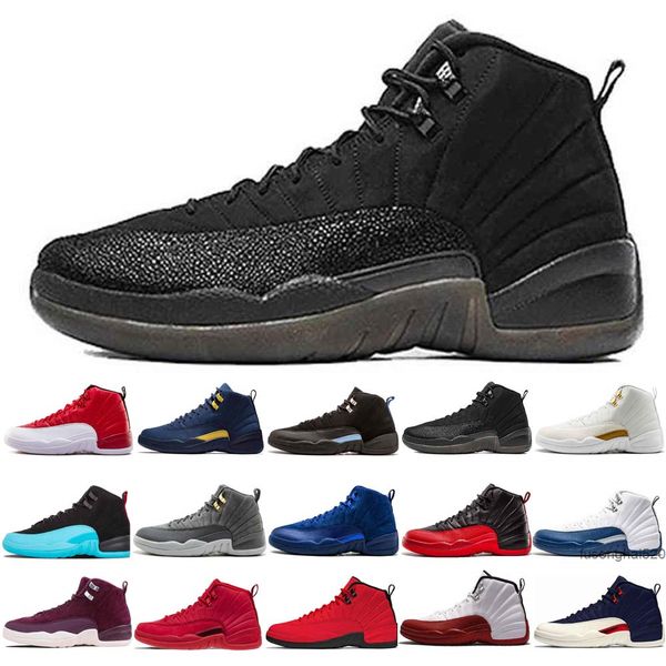 

12 12s university blue men women basketball shoes twist midnight black reverse taxi dark concord indigo easter artric punch mens sneakers