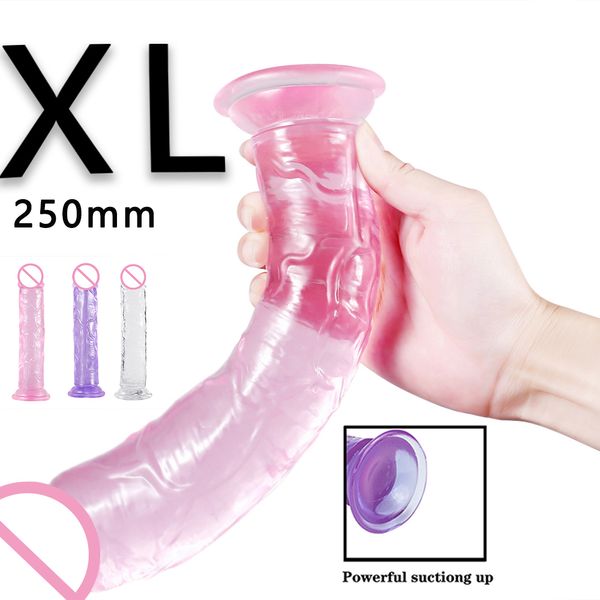 sexyy Toys Stoßdildo Anal Big Dick Masturbatoren Realistisches geschliffenes Glas s Für Erwachsene 18 Penis Frauen sexy Spielzeugladen