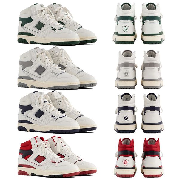 

with tag sock 650r running shoes men women trainers sports sneakers b650r bb650r green grey navy red runners mens womens designer shoe, White;red