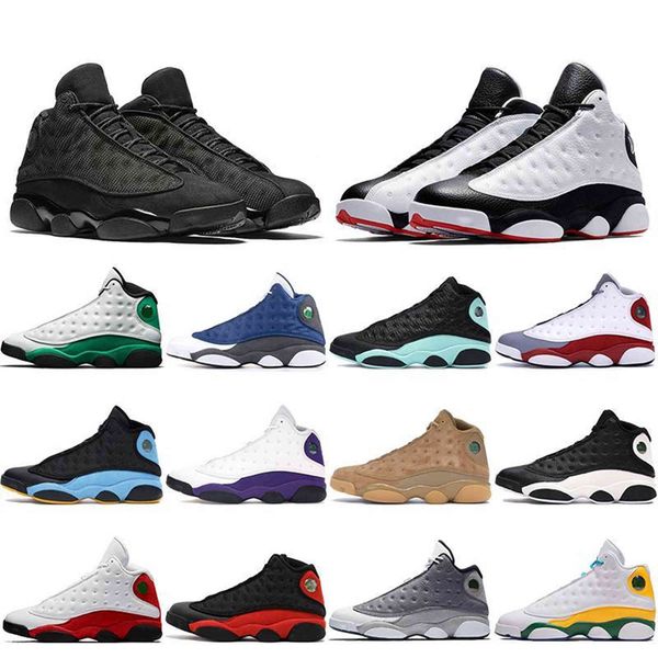 

new 13 13s mens basketball shoes jumpman flint og chinese year playground bred chicago playoffs island green baskets men sports sneakers
