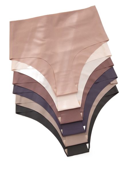 

6pack no show panty set s5us#, Black;red