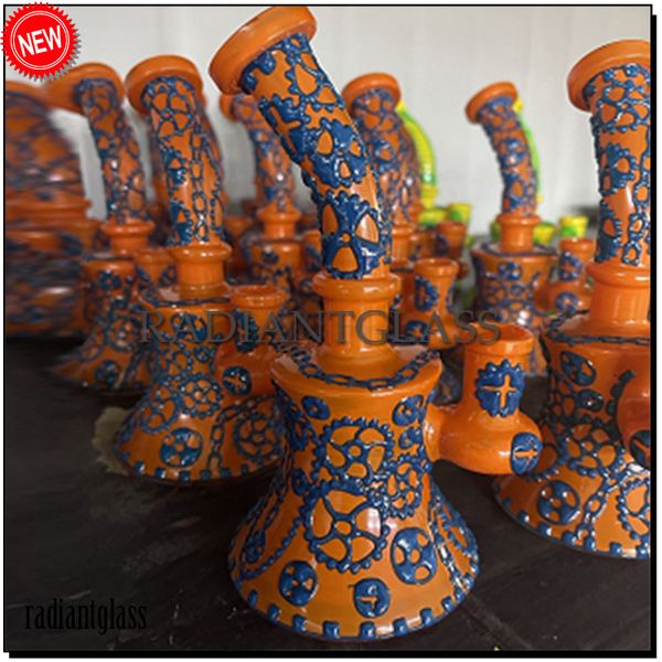 Narghilè Bong infrangibile Pipa ad acqua in silicone Dab Rig Percolatore a collo piegato Mini piccola piattaforma petrolifera portatile