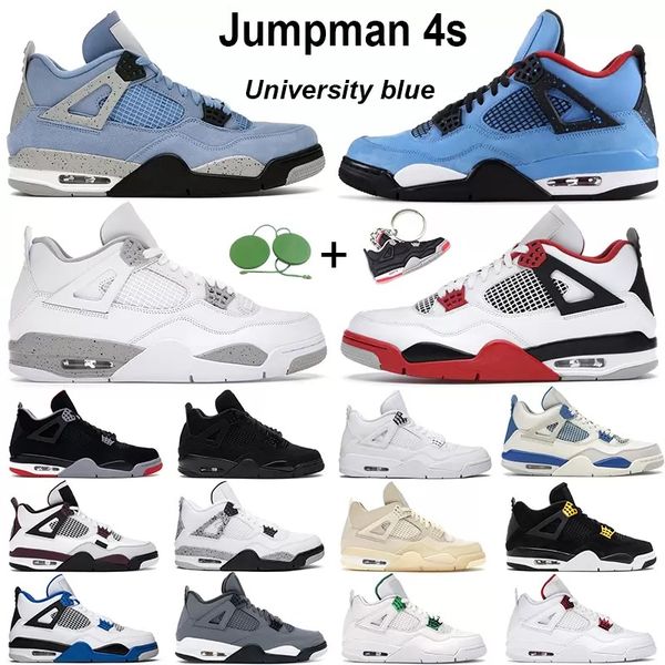 

mens basketball shoes 4s jumpman 4 pure money black cat bred cactus jack metallic purple red white oreo loyal blue men sports sneakers