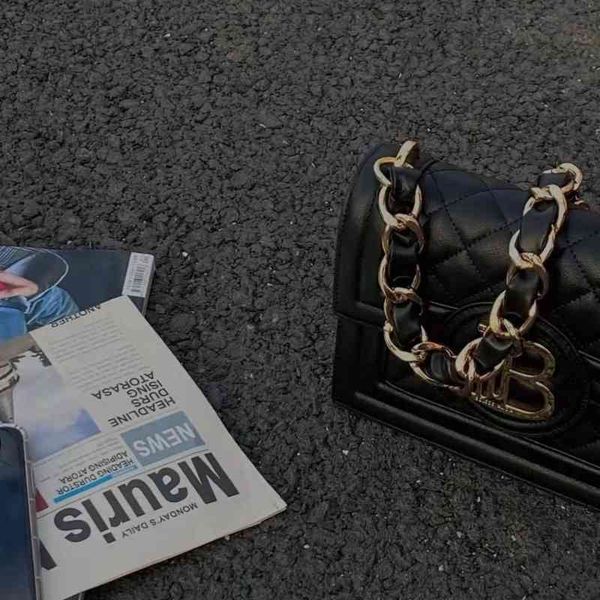 

fashion small chain bag women's versatile texture rhombic checkered msenger square capacity retro female bags all-match shoulder messen