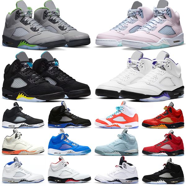 

5 basketball shoes 5s men green bean easter concord aqua mars for her oreo racer blue jade horizon bluebird raging bull stealth 2.0 black me