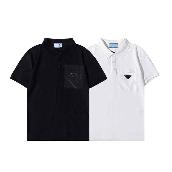 

2022 men's stylist polo shirts luxury italy men clothes short sleeve fashion casual men's summer t shirt many colors are available, White;black