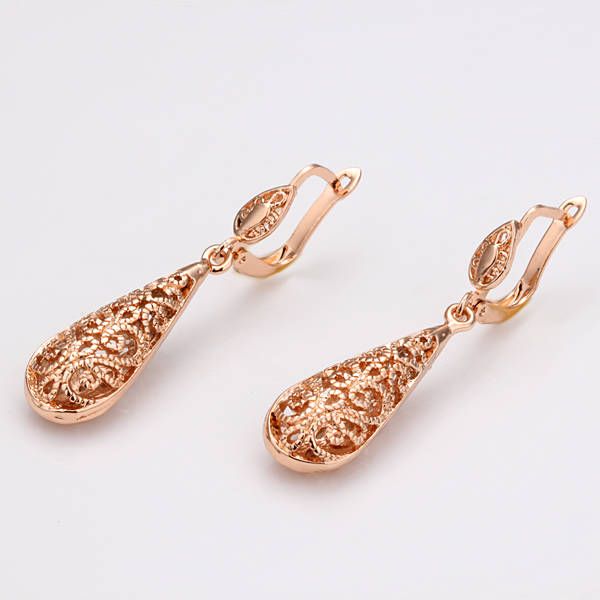 

wholesale ornate silver flower filigree design teardrop fashion dangle drop leverback earrings sy222