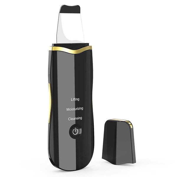

ultrasonic cleaning scrubber massager for face cleaner facial cleansing blackhead remover tools machine peeling carenew