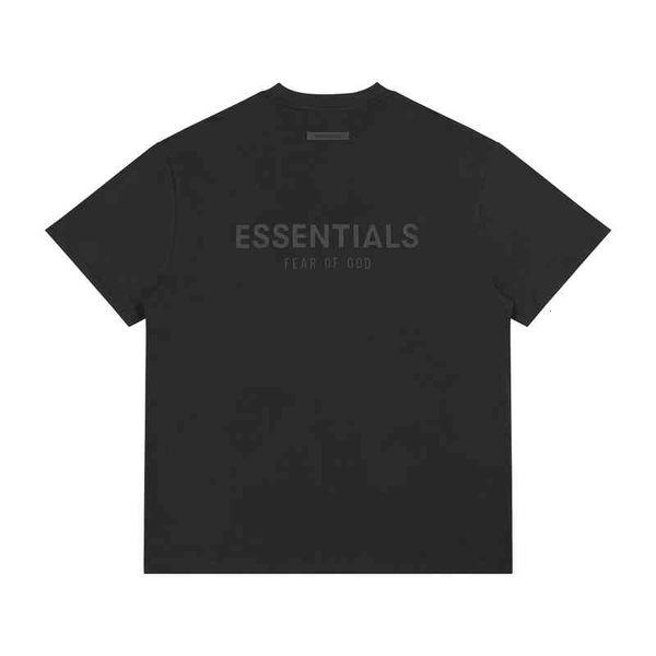 

50% discount bagsof god fog multi bear thread essentials letter short sleeve men's fashion loose high street women's t-shirt summe, White;black