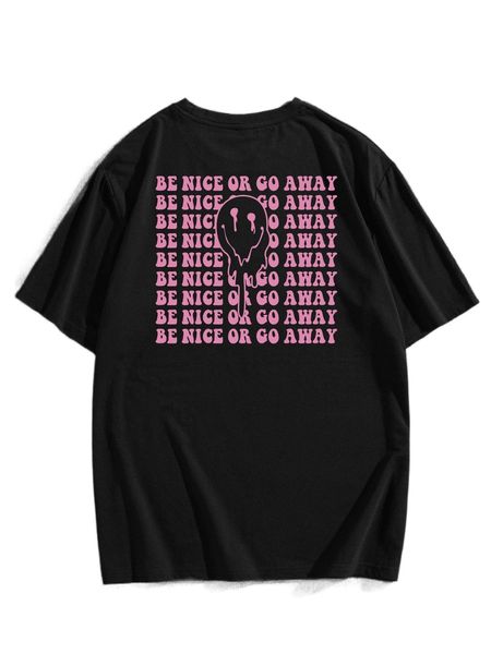 

romwe guys slogan cartoon face graphic tee q4ye#, White;black