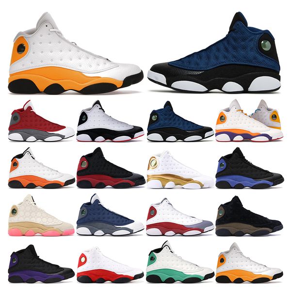 

men basketball shoes 13s red flint del sol brave blue hyper royal bred he got game fashion mens trainers women outdoor sports sneakers size