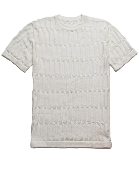 

men ripped knit v486#, White;black