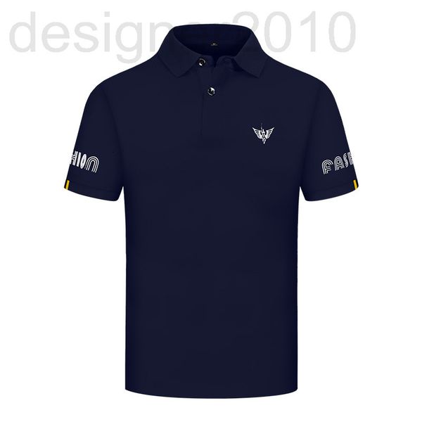 

men's polos designer william polo paul summer new polo shirt casual business short sleeved men's lead t-shirt everyday versatile, White;black