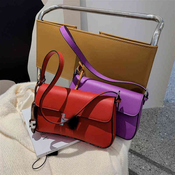 

factory sale 49% off autumn new fashion ins small square simple trend single shoulder women's solid color texture stick underarm bags