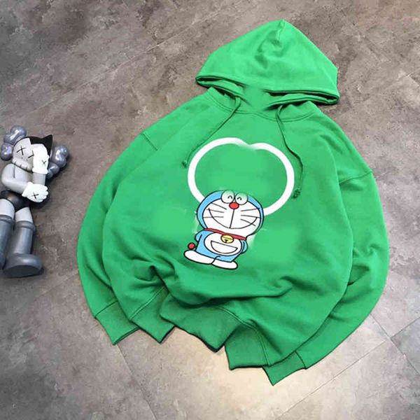 

home embroidery sticker cloth jingle green terry early spring hooded women's sweater top, Black