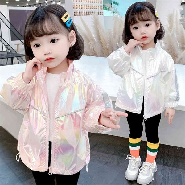 

baby girls jacket coat floral pattern coat for girls casual style coat kids spring autumn children's clothes 210412, Blue;gray