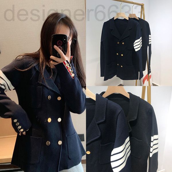 

women's suits & blazers designer tb suit coat female spring and autumn versatile british style small man temperament goddess clothes ne, White;black
