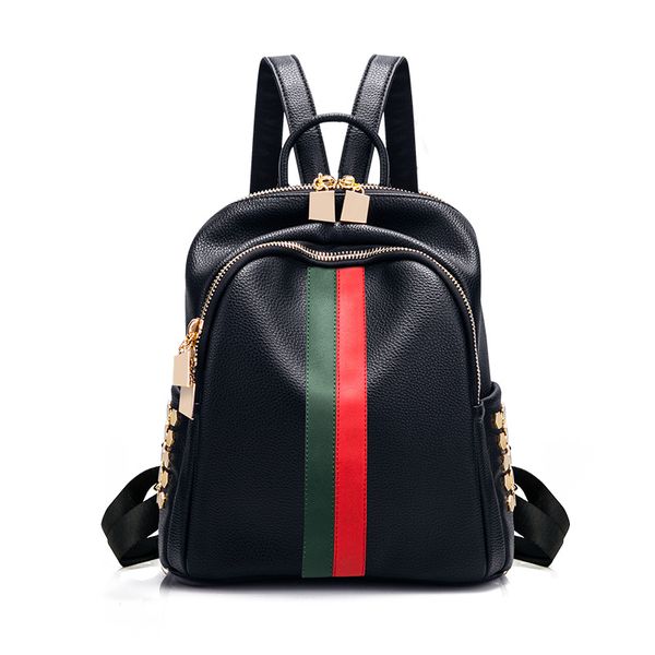

luxury designer women travel backpack soft pu leather shopping backpack pretty style girls lovely daypack backpack