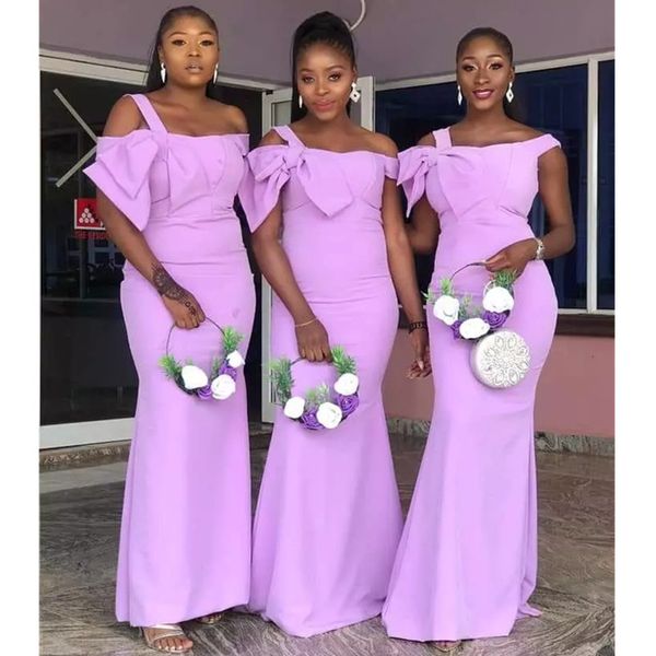 

off the shoulder lilac bridesmaid dress evening gown formals wear a-line long backless plus size prom gowns beautiful wear, White;pink