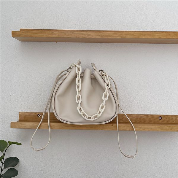 

designer bags shoulder crossbody bags with drawstring and pleated buckets 26.5cm