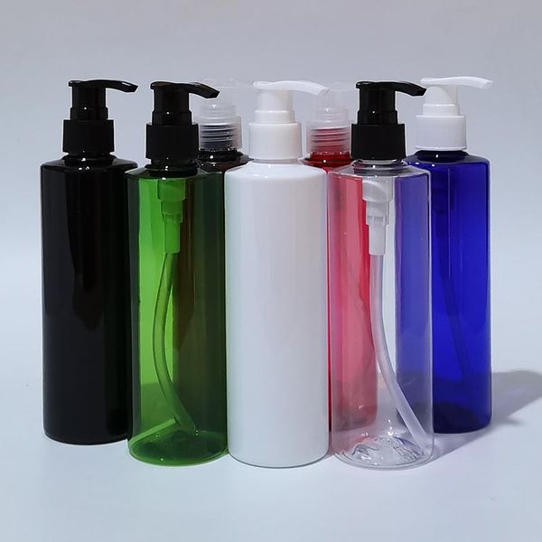 Vorratsflaschen, Gläser, 30 Stück, 250 ml, leere Spenderpumpe, farbige Plastikflasche, Kosmetikbehälter mit Lotion für Shampoo, Duschgelflaschen