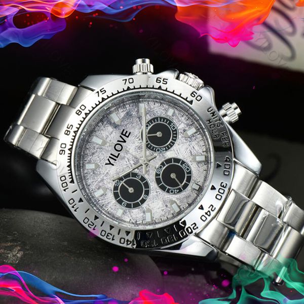 

fashion designer men's watch all stainless steel outdoor sports waterproof multifunctional clock super luminous sapphire glass quartz l, Slivery;brown
