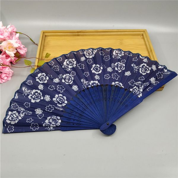 FEVERAÇÃO DE FEVERIÊNCIA DE FORMA DE FLORES CLÁSTICOS ESTILO CHINESSO TECRADO AZUL DOBRILHO MANEIRA DOMENTO DE CASAMENTO DE CASAMENTO