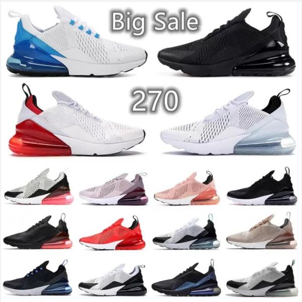 

270 270s men women running shoes core white triple black unc university red barely rose anthracite metallic gold cactus teal tiger bone mens