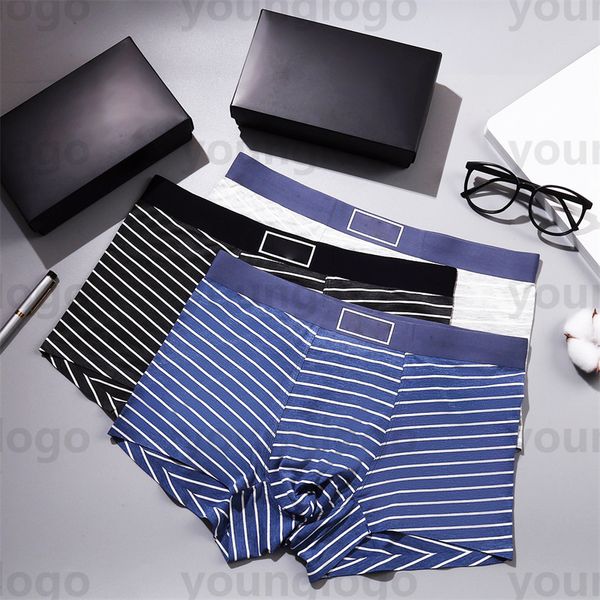 

casual plaid men's underpants unbound soft and skin-friendly delicate smooth lines comfortable like a second skin designer underwear, Black;white