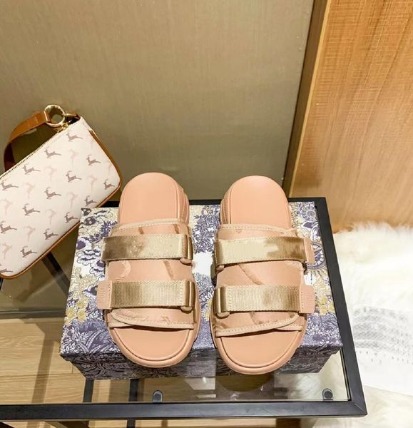 

fashion thick-soled women slippers embroidery sandal summer sports sandals classic outdoor wear-resisting slipper women's leisure beach, Black